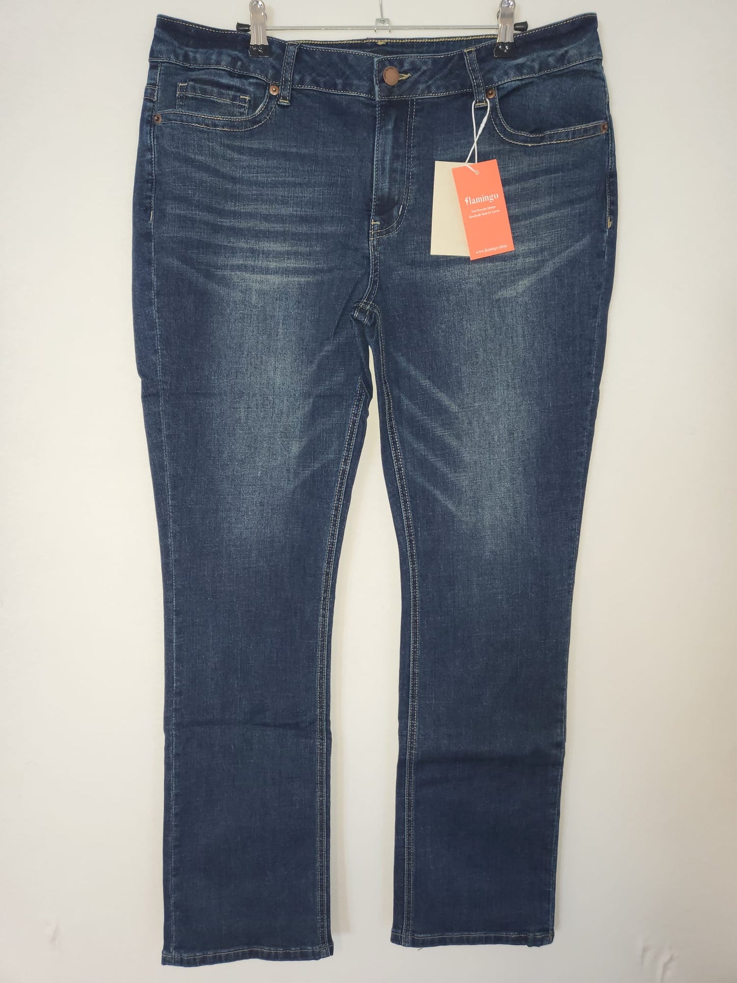 Flamingo Basic Jeans dunkel Blau Gr XL 059