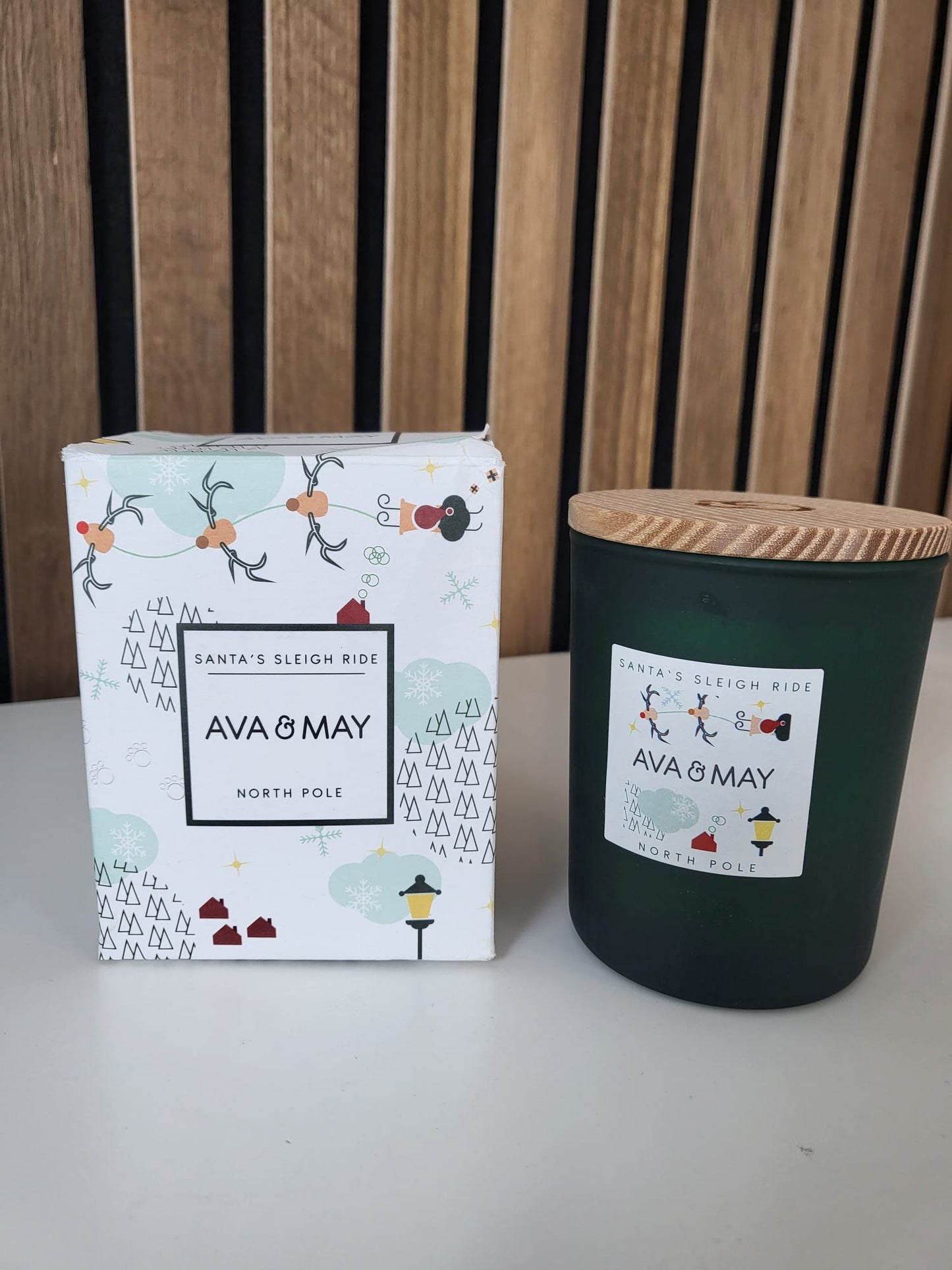 Ava & May B-Ware Santas Sleigh Ride Noth Pole