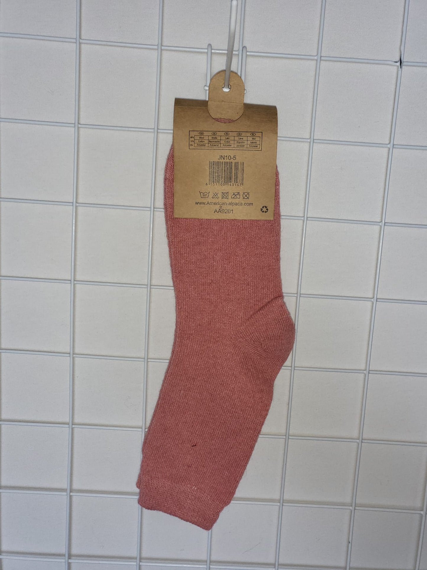 🧦 Alpaka-Socken Rosa – weich, warm & stilvoll feminin