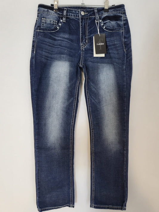 Flamingo Jeans Gr S (fällt größer aus) mit sternchen, american style 044