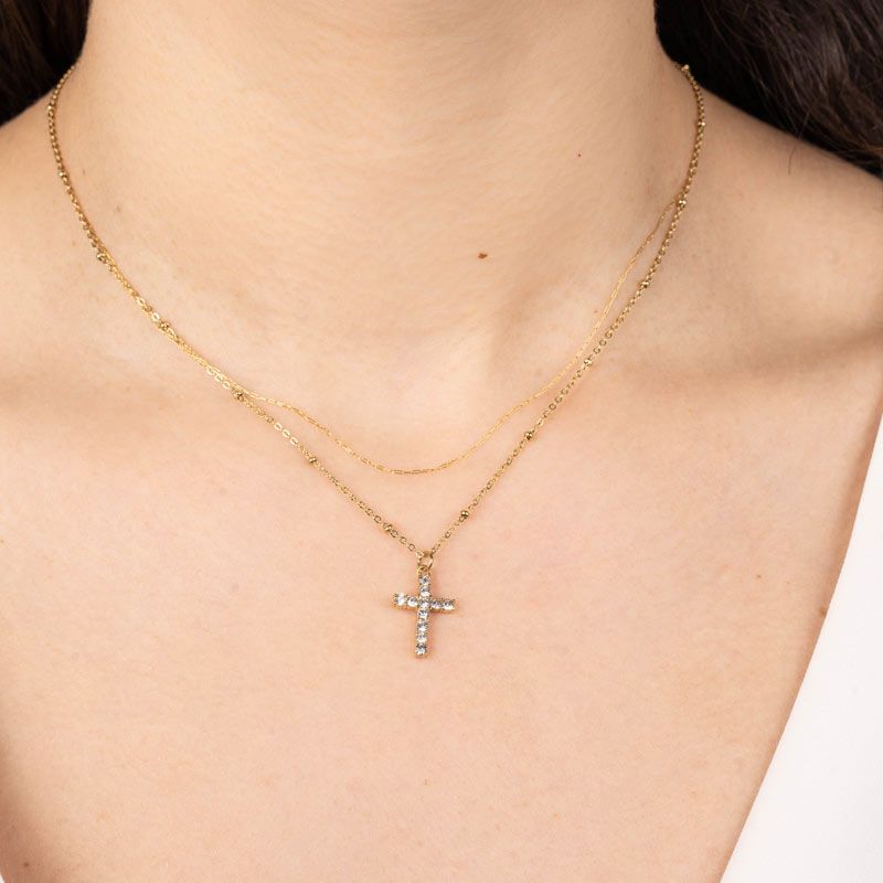 Dottilove Luminous Cross Kette