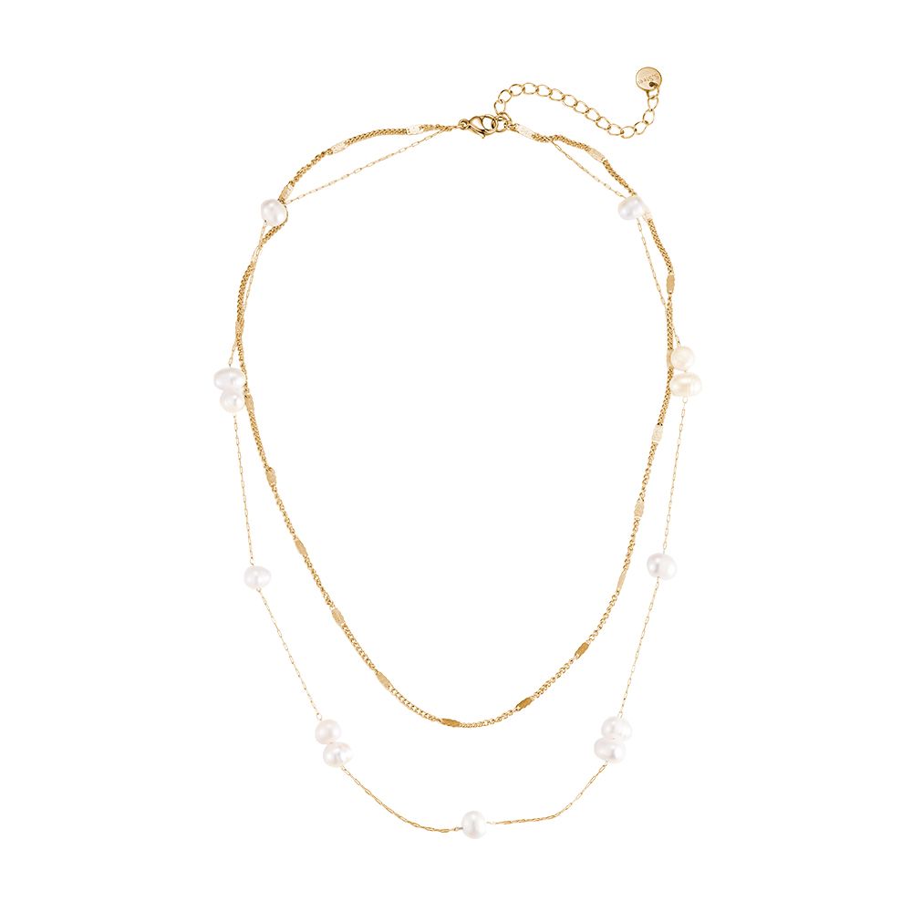 Dottilove Bubbly Pearls Multilayered Kette