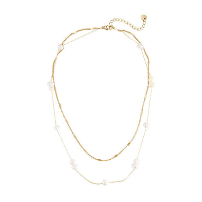 Dottilove Bubbly Pearls Multilayered Kette