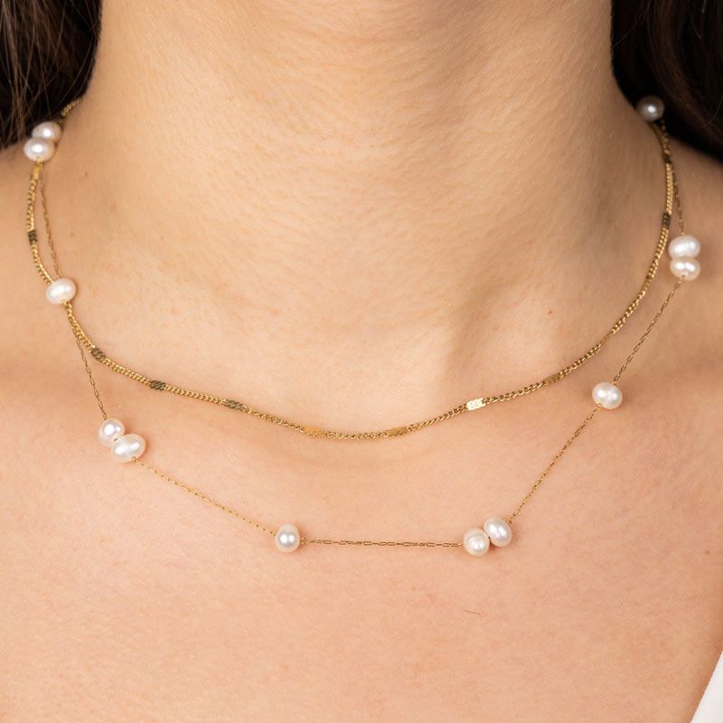 Dottilove Bubbly Pearls Multilayered Kette
