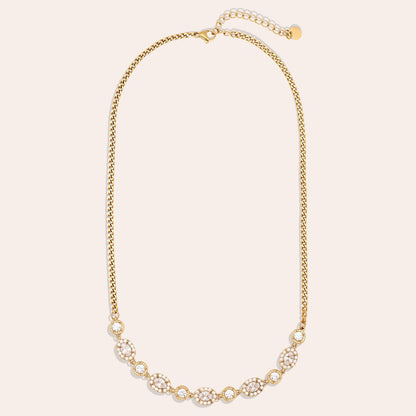 Dottilove 40cm Perfect Diamonds In Chain Edelstahl Halskette
