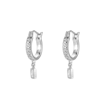 Dottilove Sparking Hoop & Cube Ohrringe