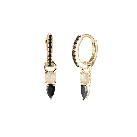 Dottilove Opal Diamond Ohrringe Zirkonia