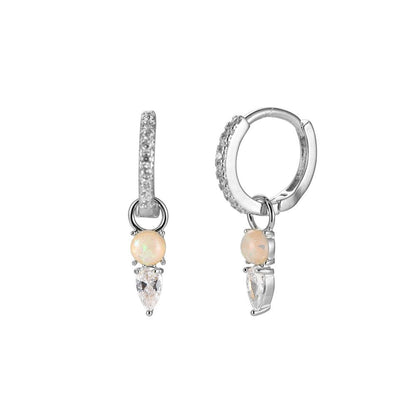 Dottilove Opal Diamond Ohrringe Zirkonia