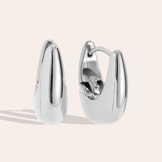 Dottilove Drop Hoop Versilbert-/ Vergoldet