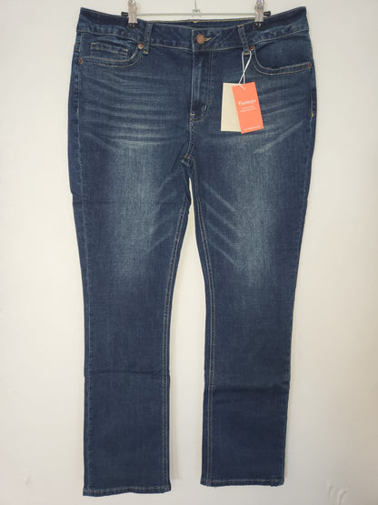 Flamingo Basic Jeans dunkel Blau Gr XL 059