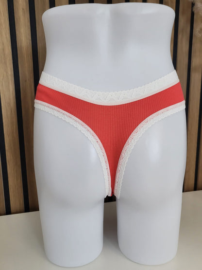Damen-Slip „UO KIN“ aus Bio-Baumwolle – Komfort femininer Spitzenrand XL - XXL