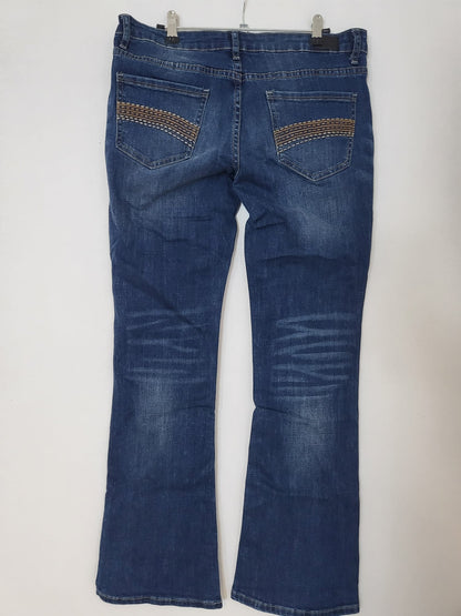 Flamingo Jeans leichte Waschung mit Schlag Gr L 040