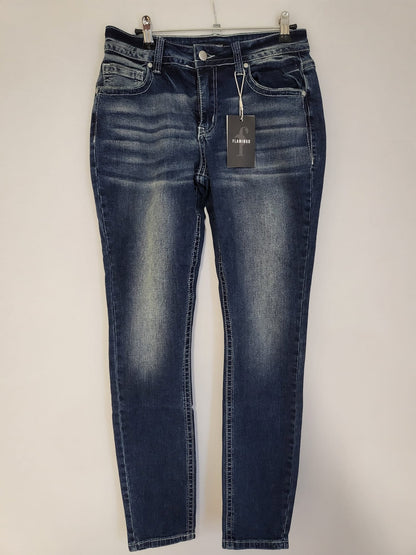 Flamingo Jeans Gr S Skinny mit waschung 046