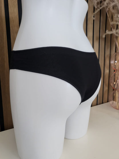 Damen-Slip aus 95% Baumwolle 5% Elasthan – Bequemer Alltags-Slip S/M  L/XL