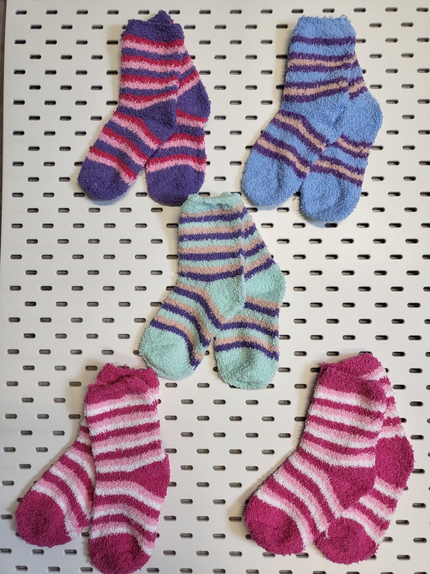 Gemütliche Kuschelsocken für Mädchen in den Größen 24-30 /5er Pack)