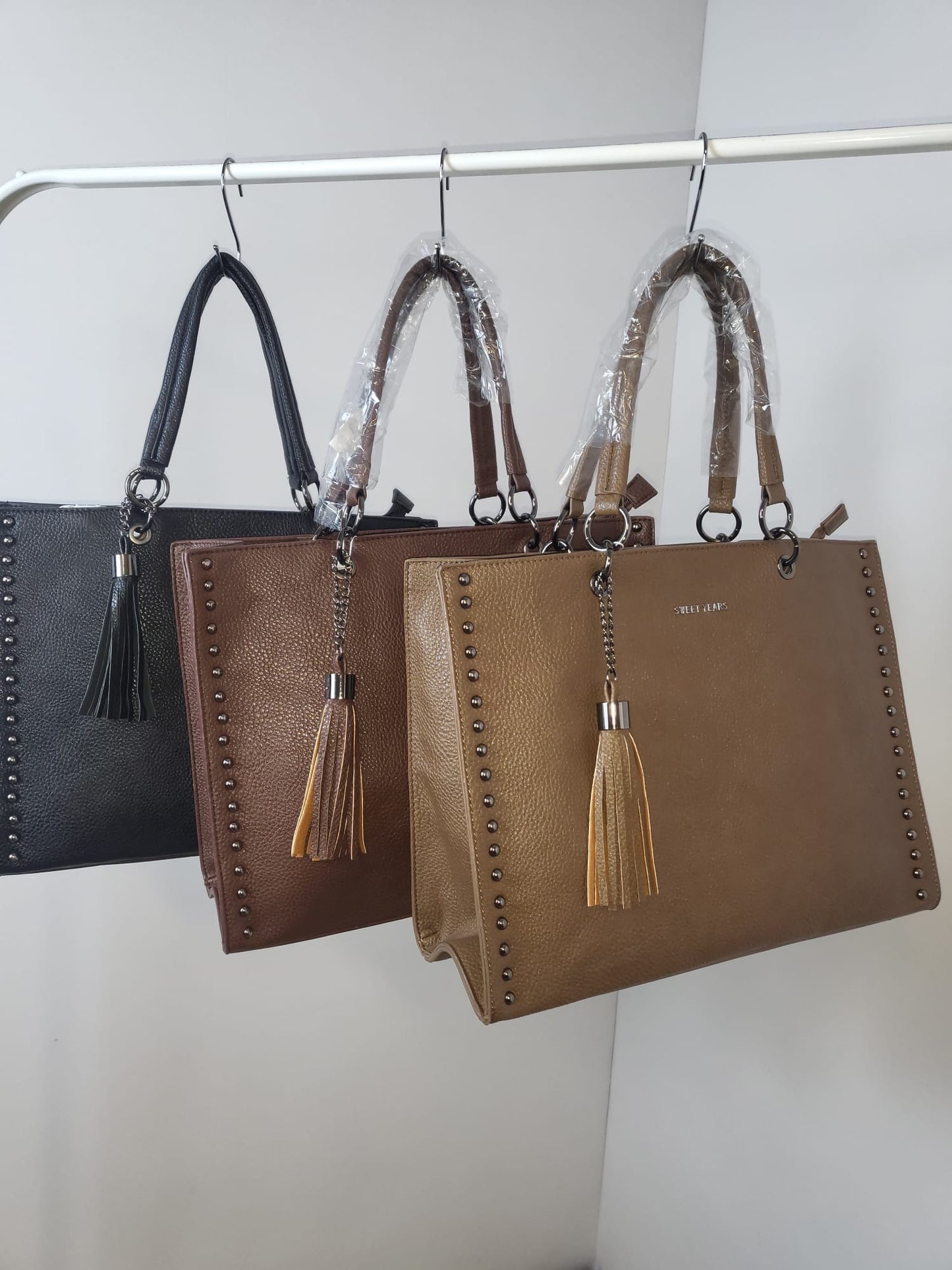 👜 Stylische Kunstledertasche mit passender kleiner Tasche – modern, praktisch & edel zugleich