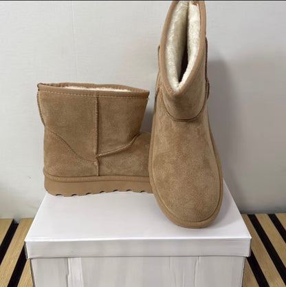 Gefütterte Winter-Boots in Camel – Weich, Warm & Stylisch