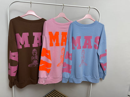 🧘‍♀️ Oversize Sweatshirt „NAMASTE“ – Komfort trifft Style