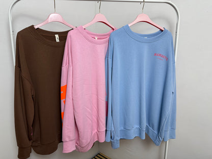 🧘‍♀️ Oversize Sweatshirt „NAMASTE“ – Komfort trifft Style