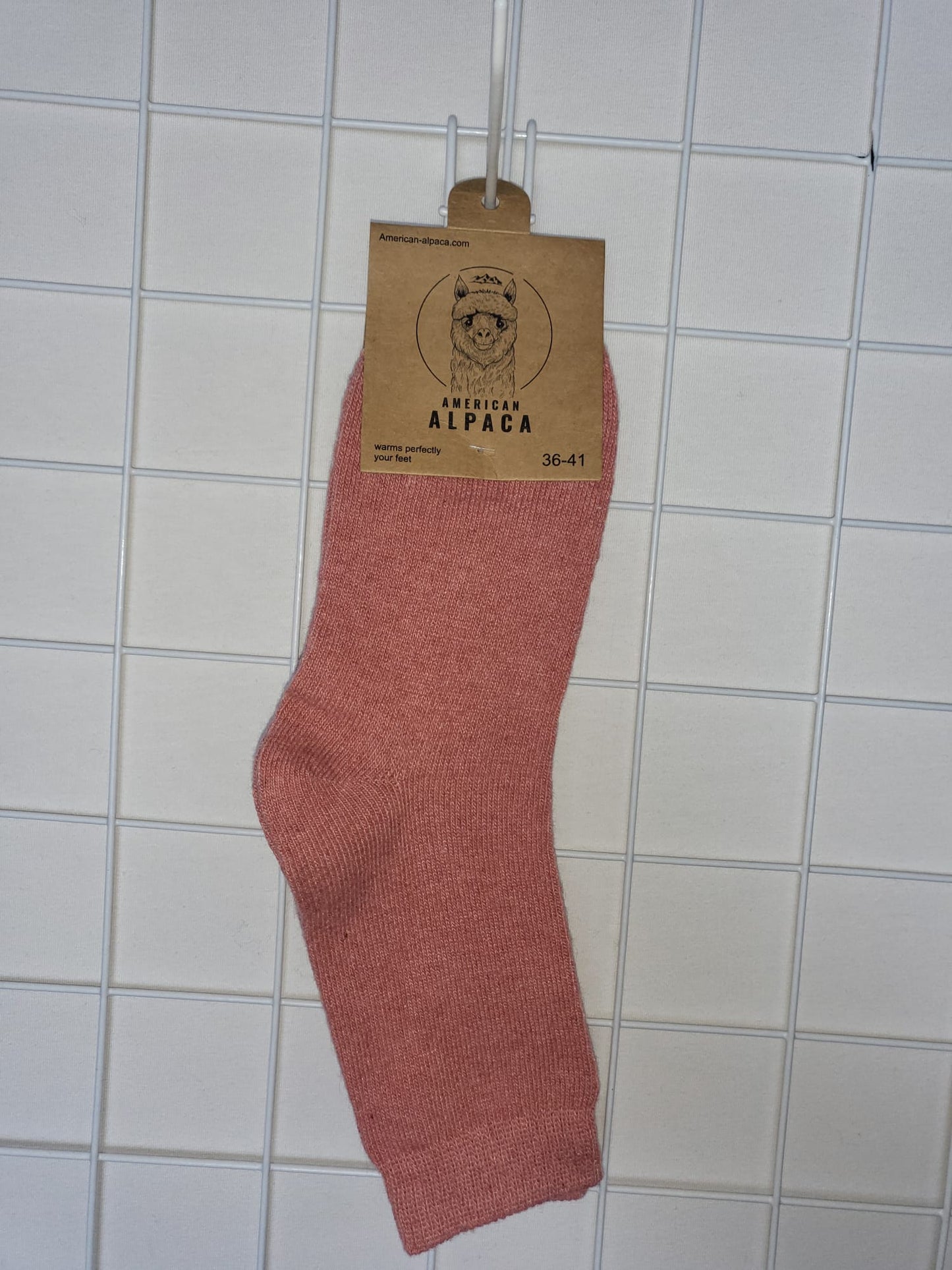 🧦 Alpaka-Socken Rosa – weich, warm & stilvoll feminin