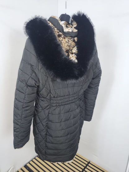 Warme, kuschelige Wendejacke mit abnehmbarer Kapuze