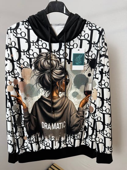 Stylischer Hoodie mit Print