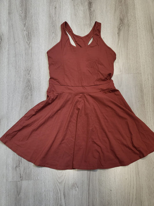 Halara Sommerkleid mit Cups, Gr L Terrakotta  061