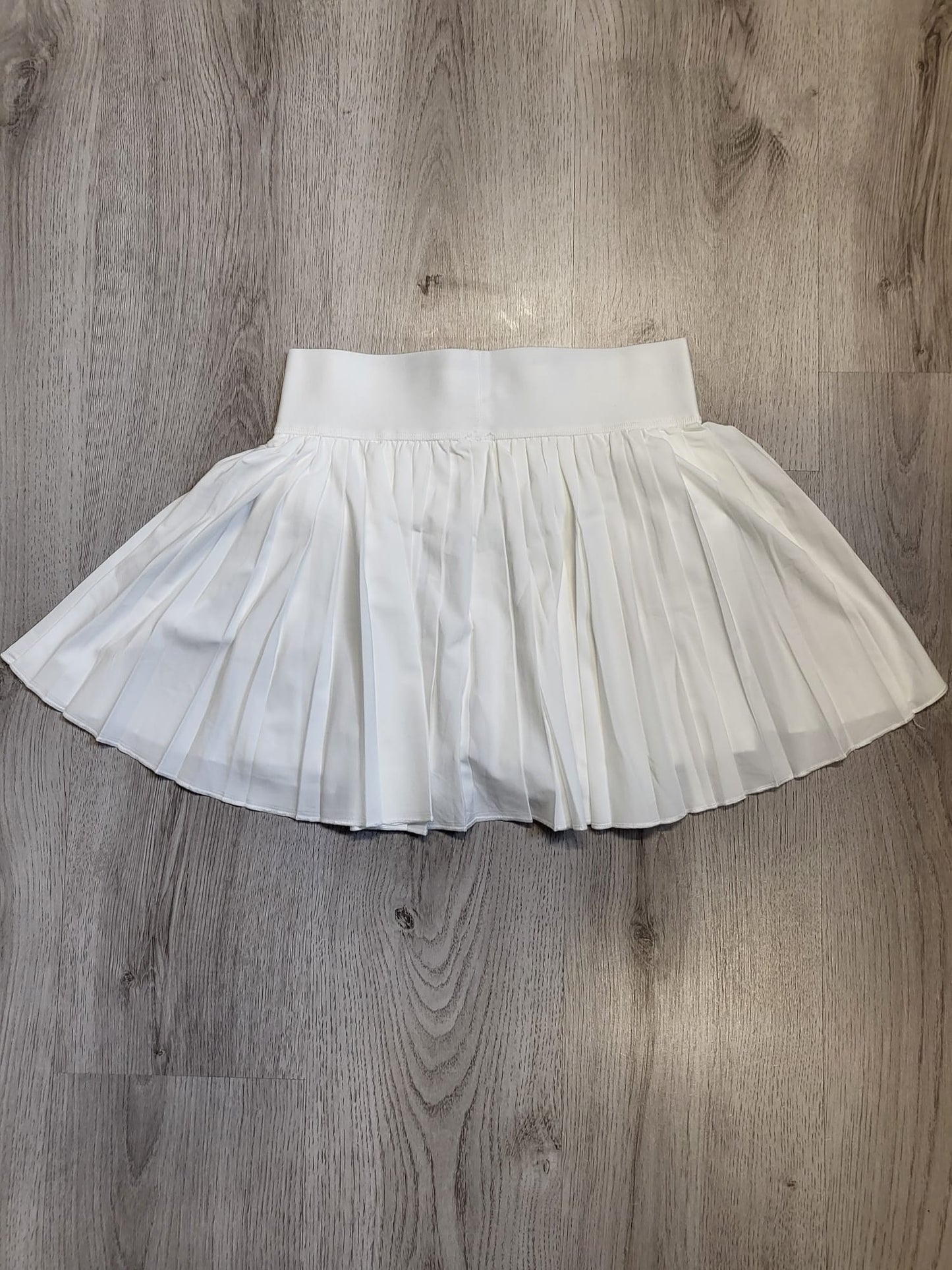 Halara Faltenrock mit Hose Gr S Weiß, 034