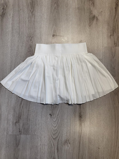 Halara Faltenrock mit Hose Gr S Weiß, 034