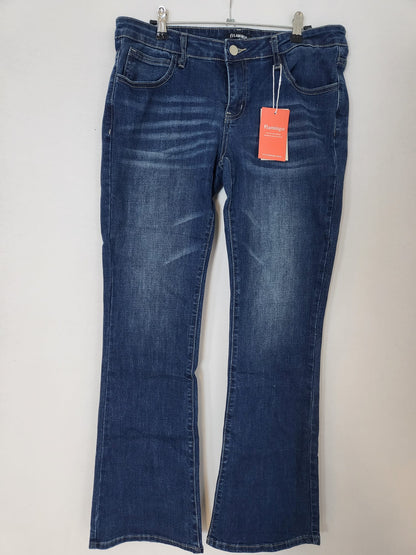 Flamingo Jeans leichte Waschung mit Schlag Gr L 040