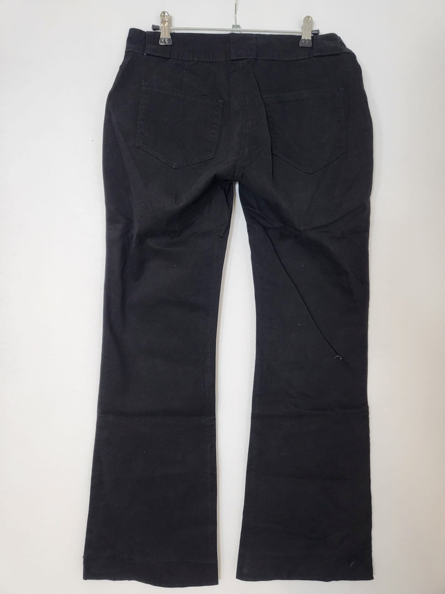 Flamingo Jeans Schwarz mit Schlag Gr M 037