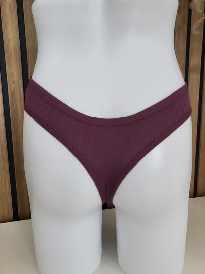 Damen-Slip 95% -Baumwolle 5% Elastan – Komfort femininer Spitzenrand S/M L/XL