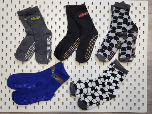 ABS Kindersocken (10er Pack) Gr 22-28 / 28-37 2 Paar Pro Motiv