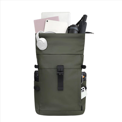 Gessaci Stylischer Rollrucksack – praktisch, modern & wasserfest